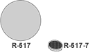 Polymerový štoček kulatý průměr 17 mm