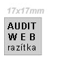 Kapesní razítko Shiny S-Q17 modrá (geocaching)