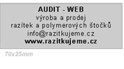 Štoček 70x25 mm