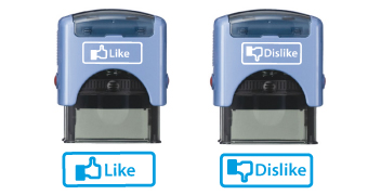 Razítka LIKE & DISLIKE (líbí, nelíbí)