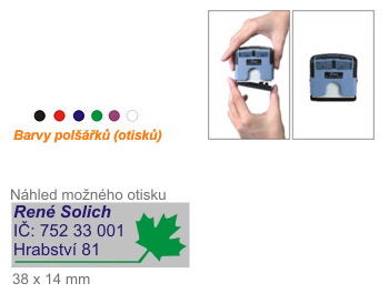 Razítka Shiny ECO Line PET-842