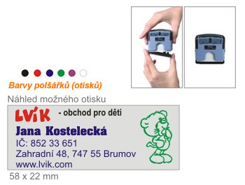 Razítka Shiny ECO Line PET-844